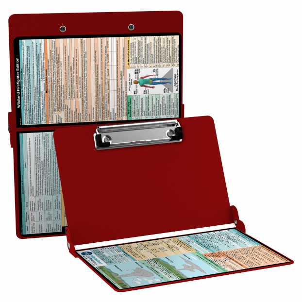 WhiteCoat Clipboard® - Red Wildland Firefighter Edition